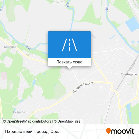 Карта Парашютный Проезд