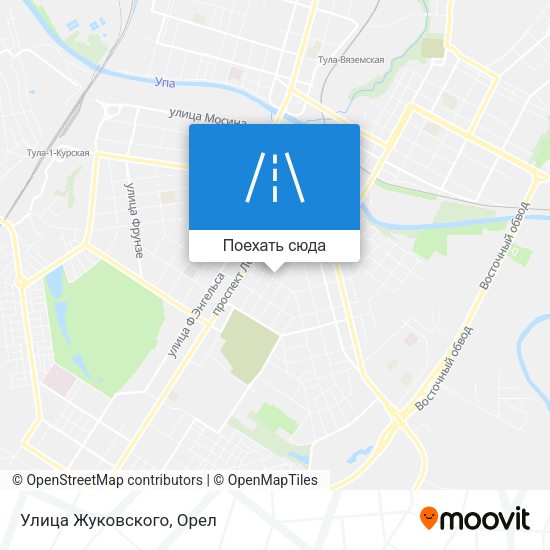 Карта Улица Жуковского