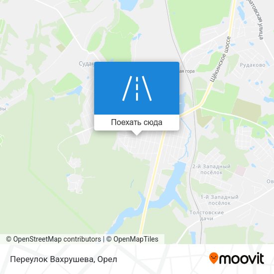 Карта Переулок Вахрушева