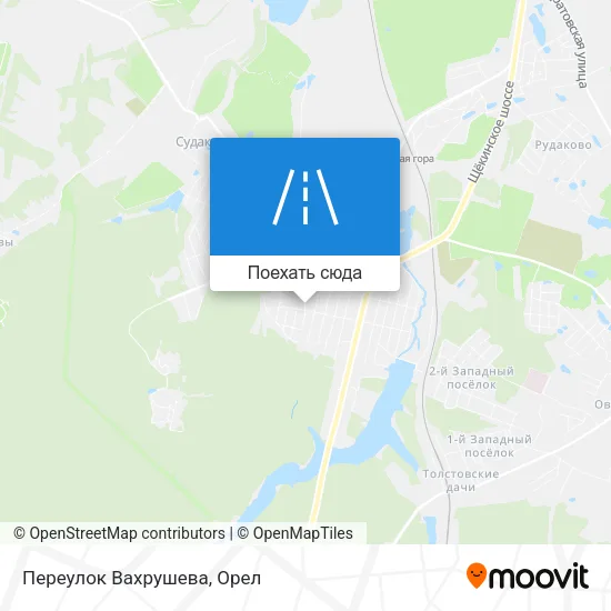 Карта Переулок Вахрушева