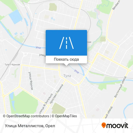 Карта Улица Металлистов