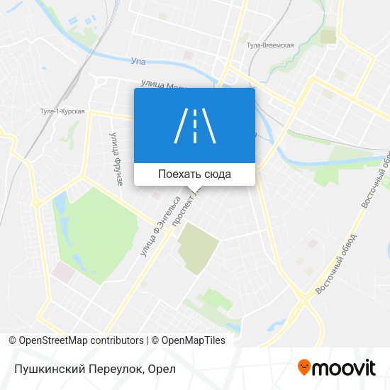 Карта Пушкинский Переулок