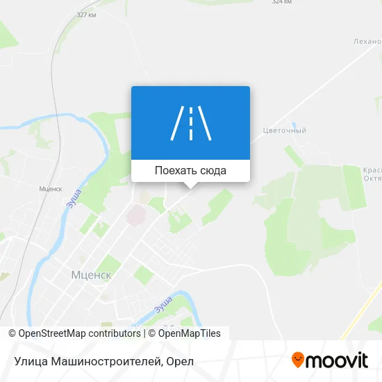 Карта Улица Машиностроителей