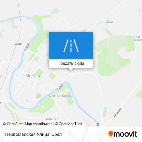 Карта Первомайская Улица