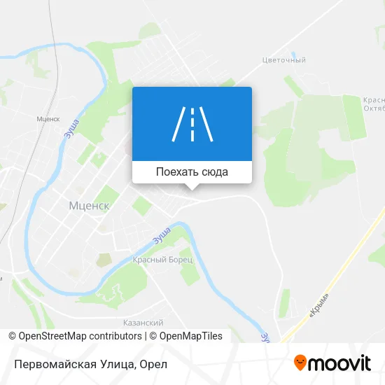 Карта Первомайская Улица