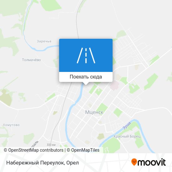 Карта Набережный Переулок