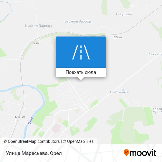 Карта Улица Маресьева