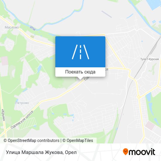 Карта Улица Маршала Жукова