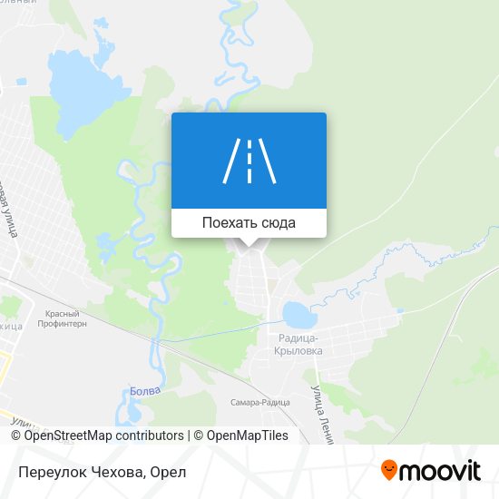 Карта Переулок Чехова