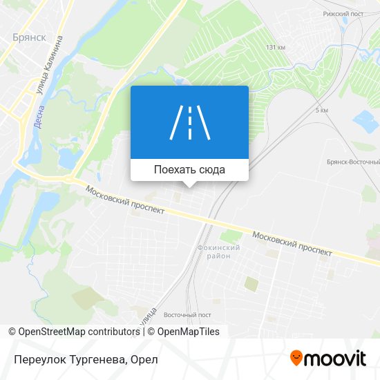 Карта Переулок Тургенева