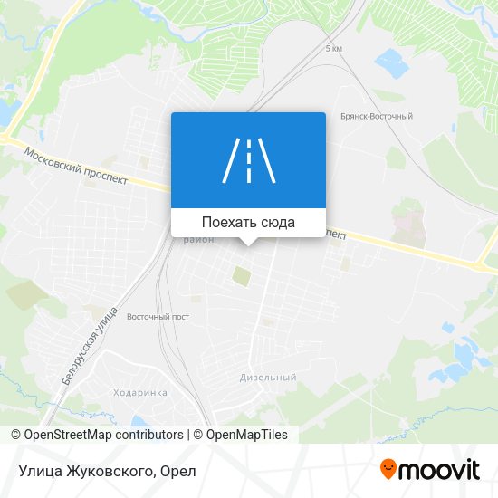 Карта Улица Жуковского
