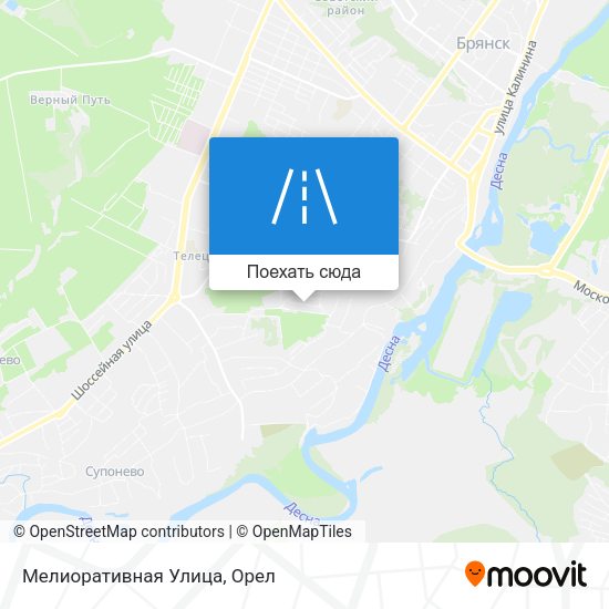 Карта Мелиоративная Улица