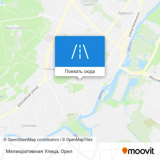 Карта Мелиоративная Улица