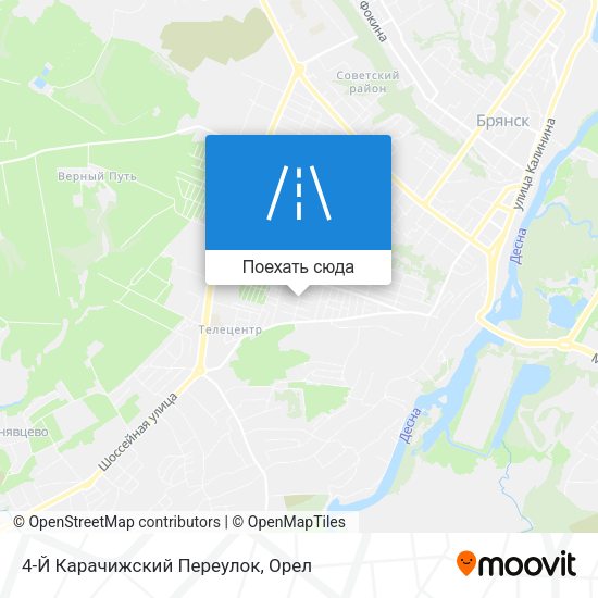 Карта 4-Й Карачижский Переулок