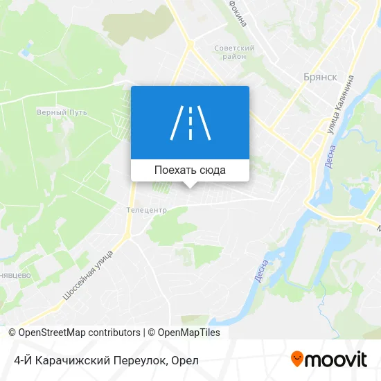 Карта 4-Й Карачижский Переулок