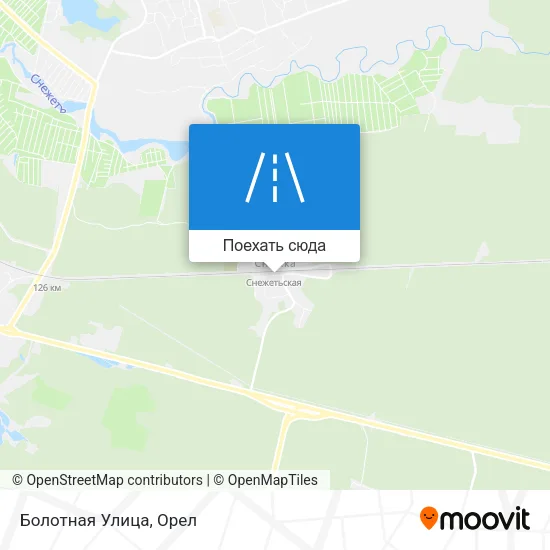 Карта Болотная Улица