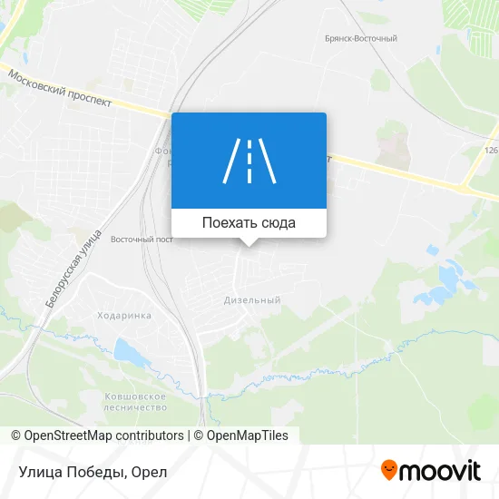Карта Улица Победы