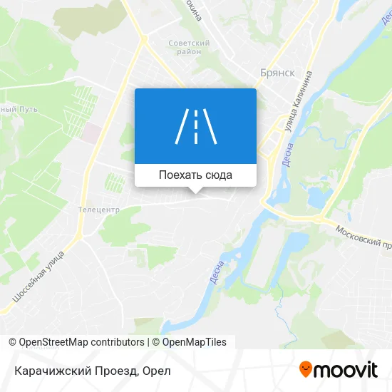 Карта Карачижский Проезд