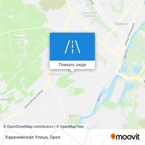 Карта Карачижская Улица