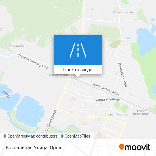 Карта Вокзальная Улица