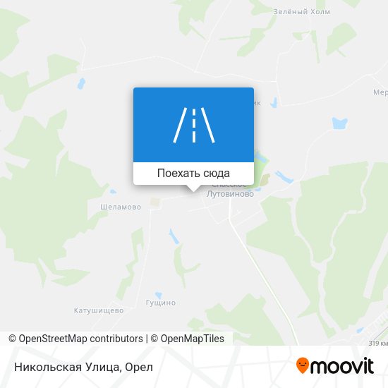 Карта Никольская Улица