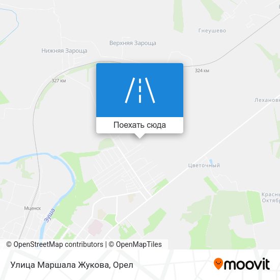 Карта Улица Маршала Жукова