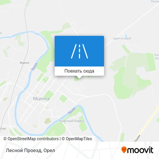 Карта Лесной Проезд