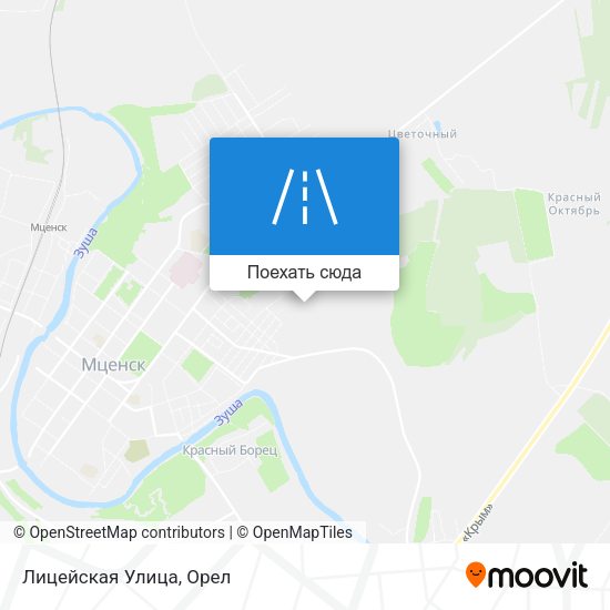 Карта Лицейская Улица
