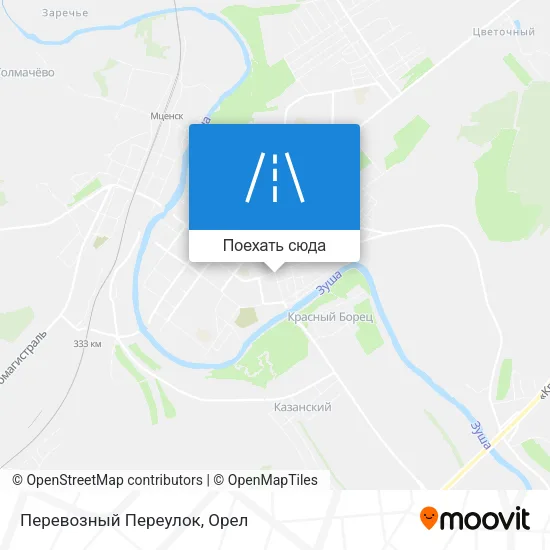 Карта Перевозный Переулок