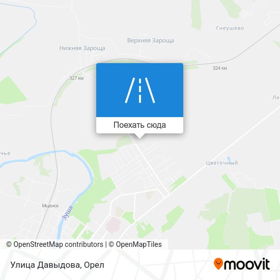 Карта Улица Давыдова