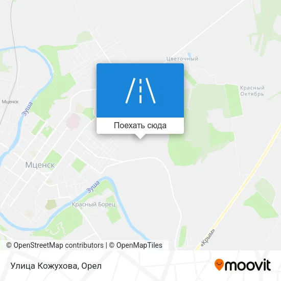 Карта Улица Кожухова