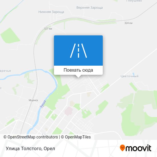 Карта Улица Толстого
