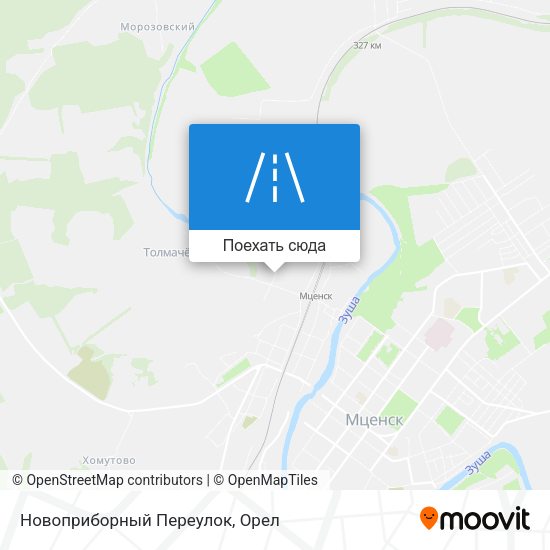 Карта Новоприборный Переулок