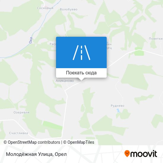 Карта Молодёжная Улица
