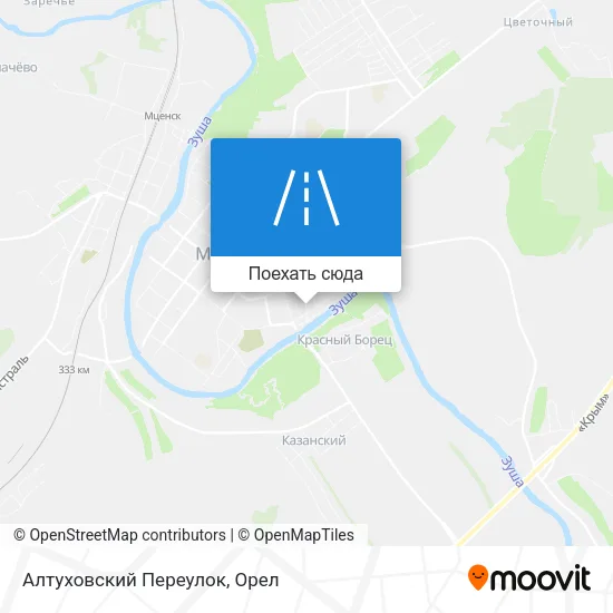 Карта Алтуховский Переулок