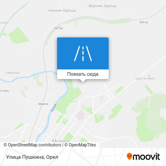 Карта Улица Пушкина