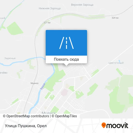 Карта Улица Пушкина