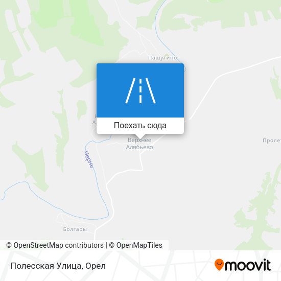 Карта Полесская Улица