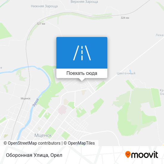 Карта Оборонная Улица