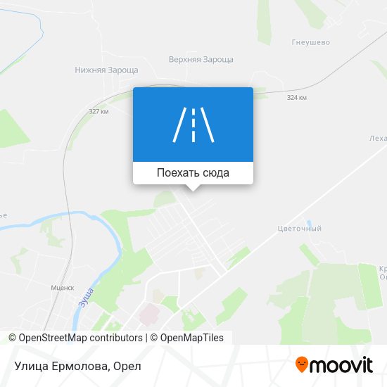 Карта Улица Ермолова
