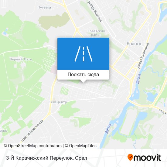Карта 3-Й Карачижский Переулок