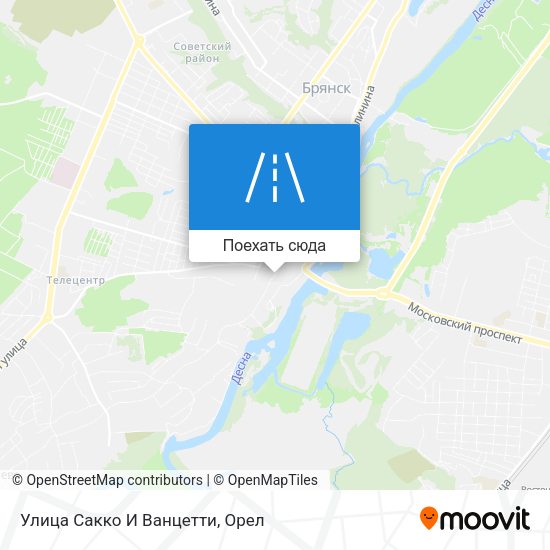 Карта Улица Сакко И Ванцетти