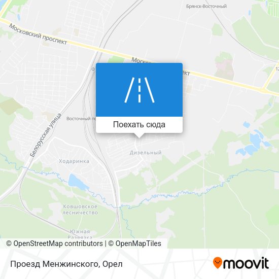Карта Проезд Менжинского