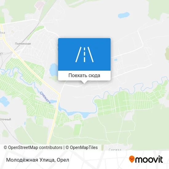 Карта Молодёжная Улица