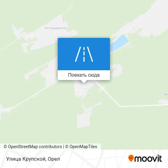 Карта Улица Крупской