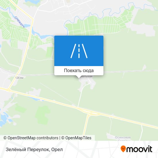 Карта Зелёный Переулок
