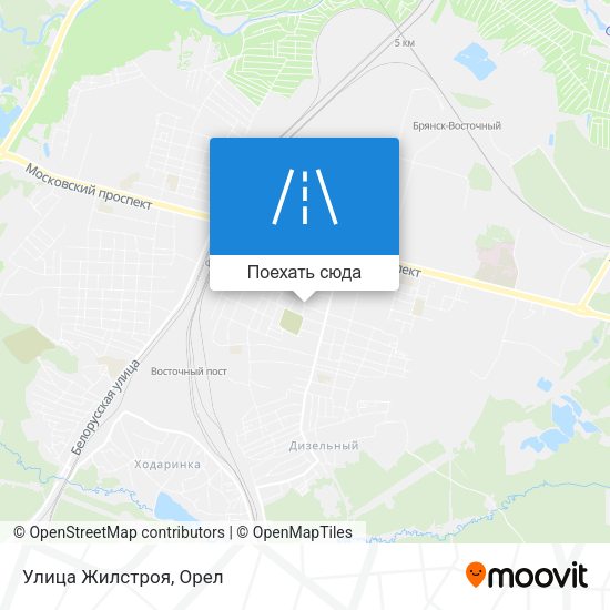 Карта Улица Жилстроя