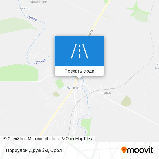 Карта Переулок Дружбы