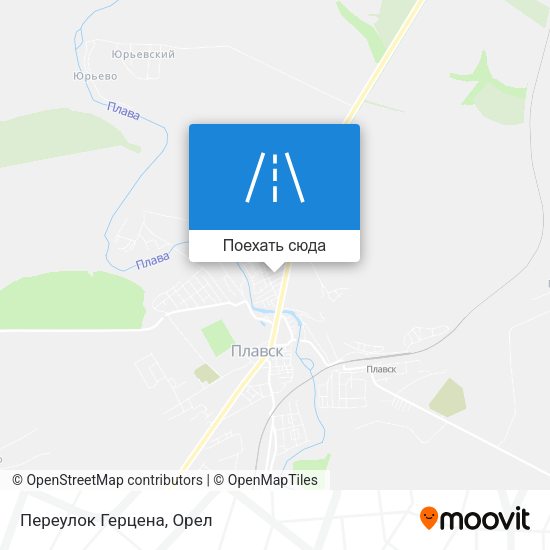 Карта Переулок Герцена