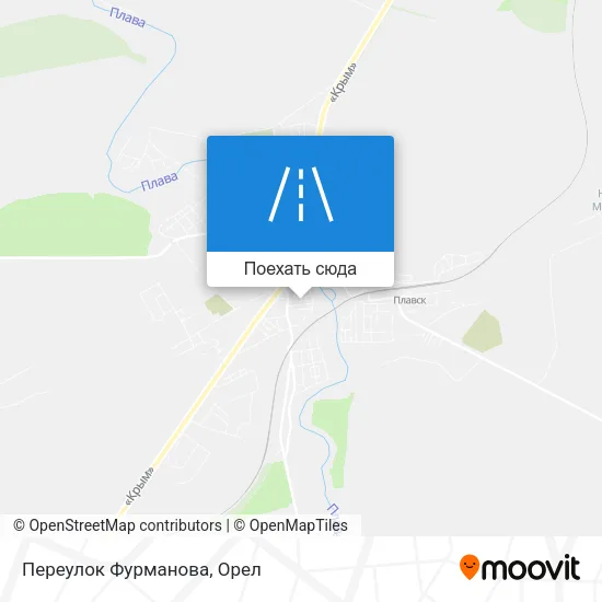 Карта Переулок Фурманова